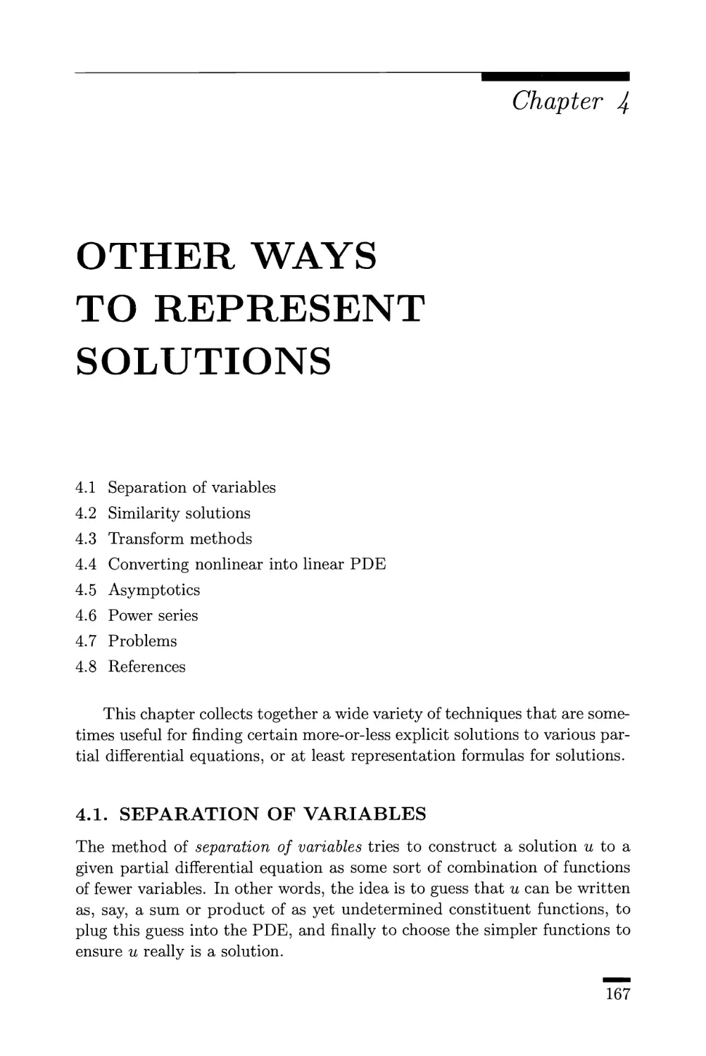 4. Other Ways to Represent Solutions