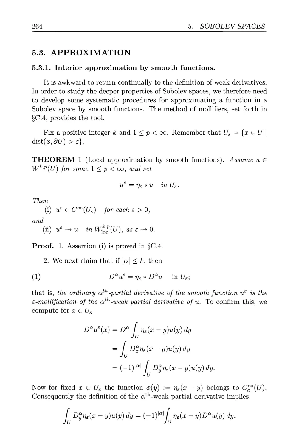 5.3. Approximation