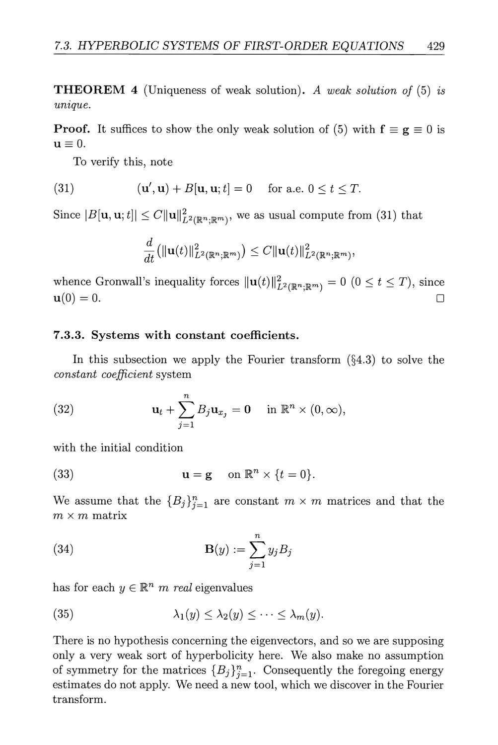 7.3.3. Systems with constant coefficients