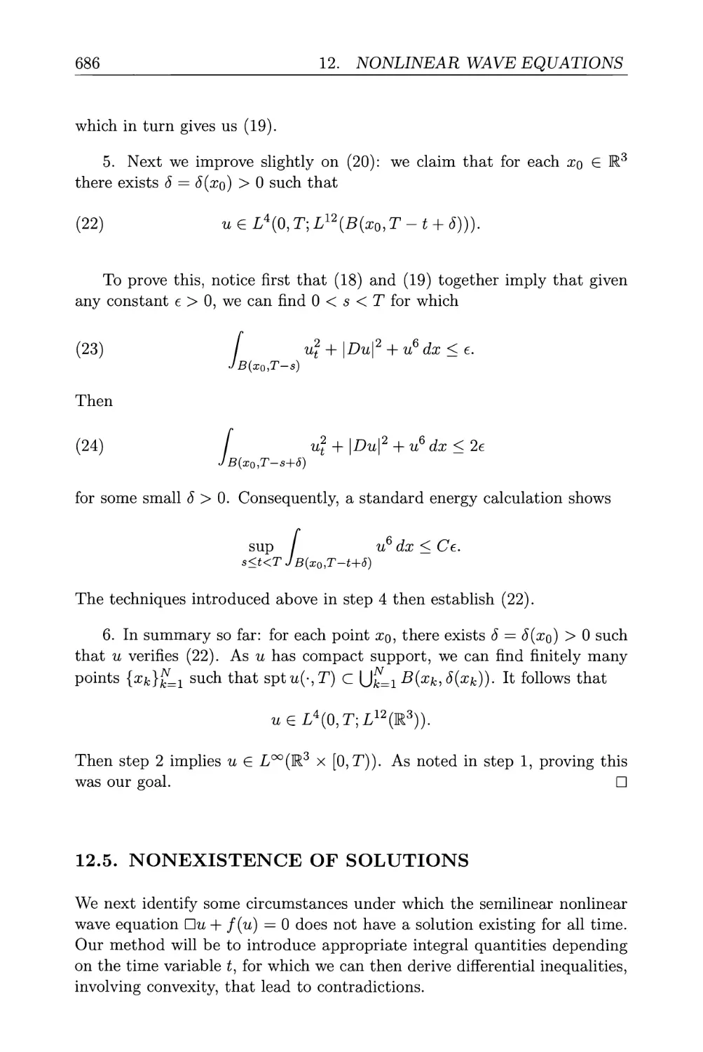 12.5. Nonexistence of solutions