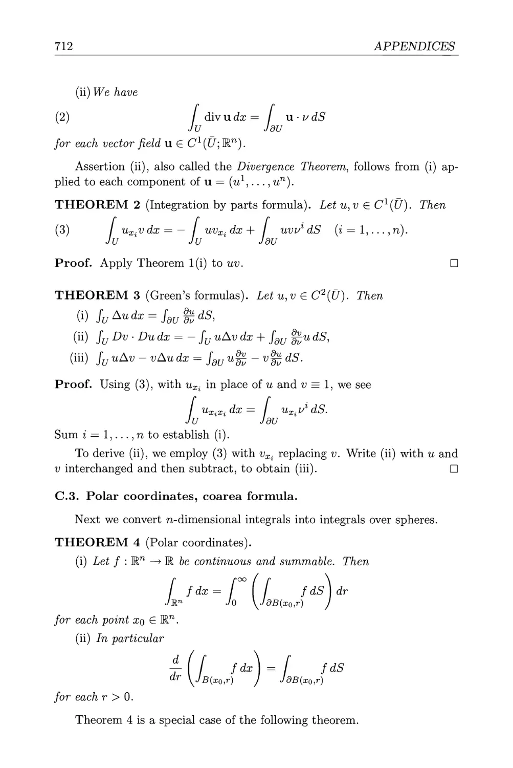 C.3. Polar coordinates, coarea formula