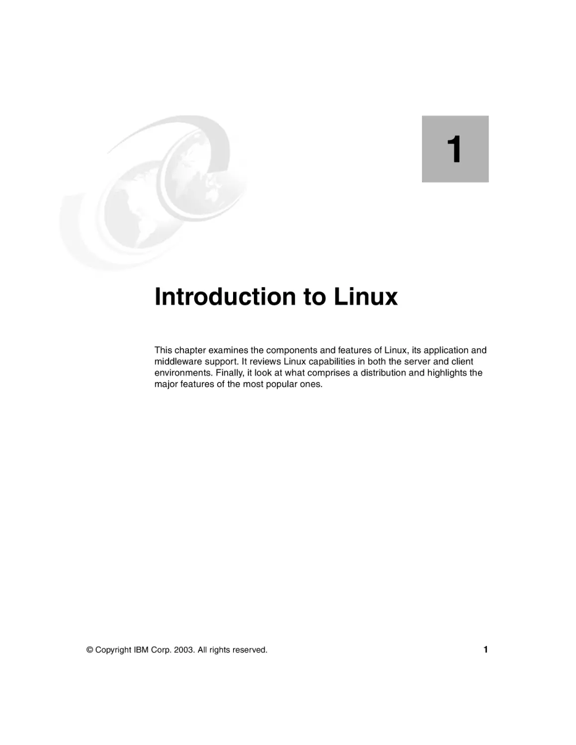 Chapter 1. Introduction to Linux