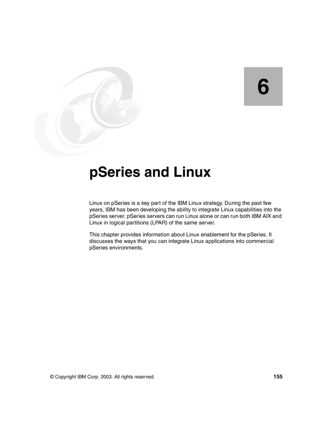 Chapter 6. pSeries and Linux