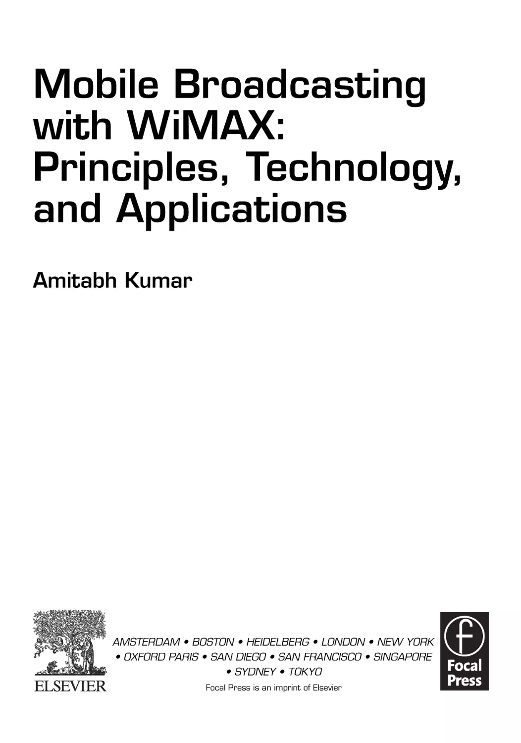 Mobile Broadcasting with WiMAX