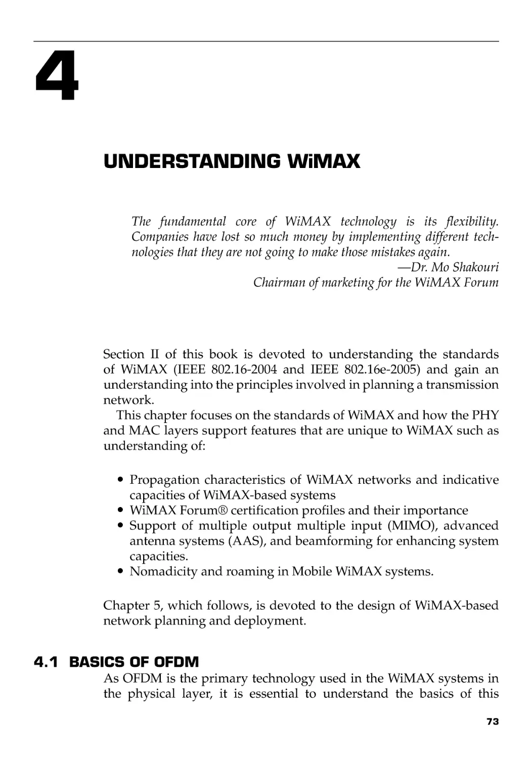 Chapter 4
4.1 Basics of OFDM