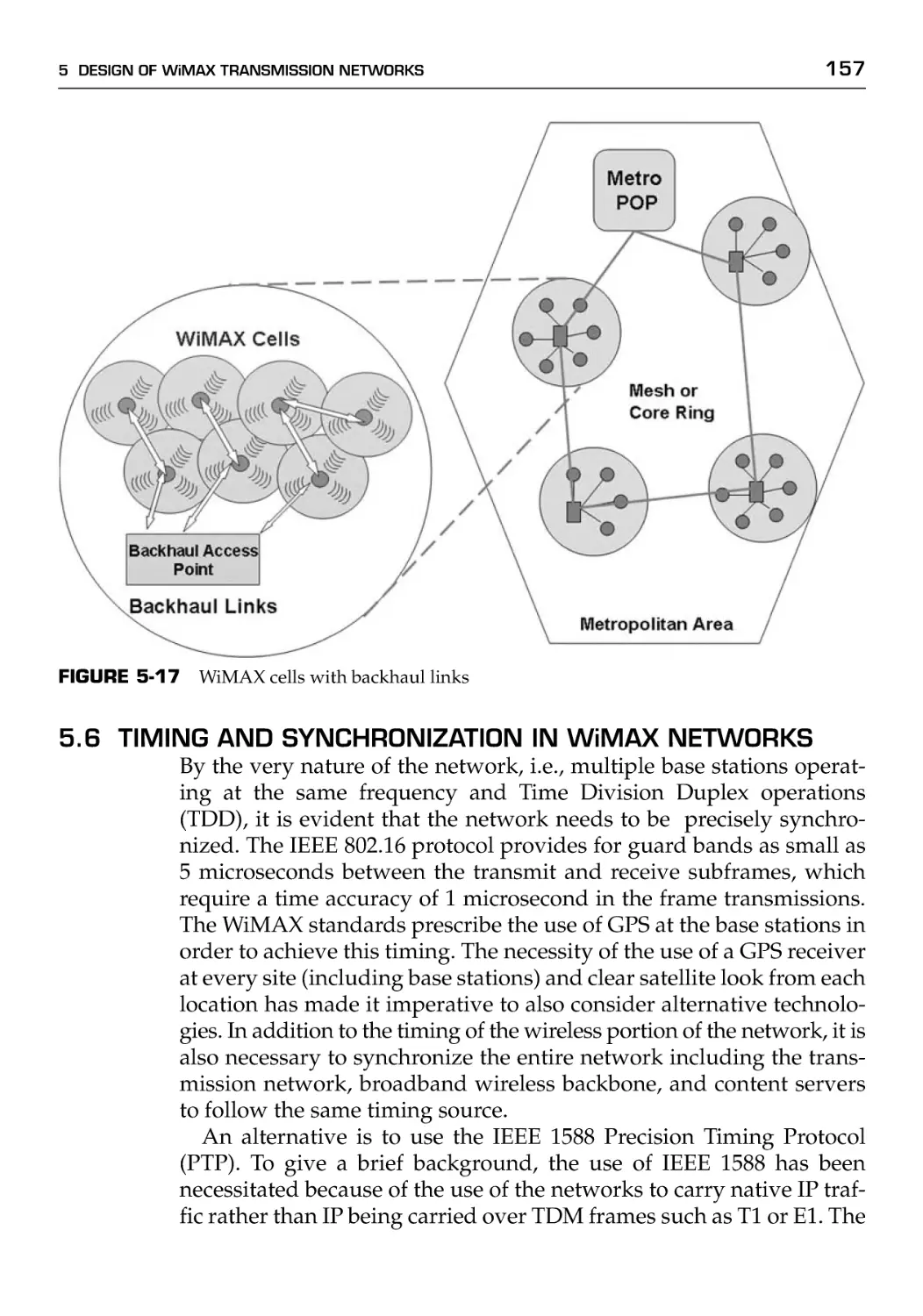 5.6 Timing and Synchronization in WiMAX Networks