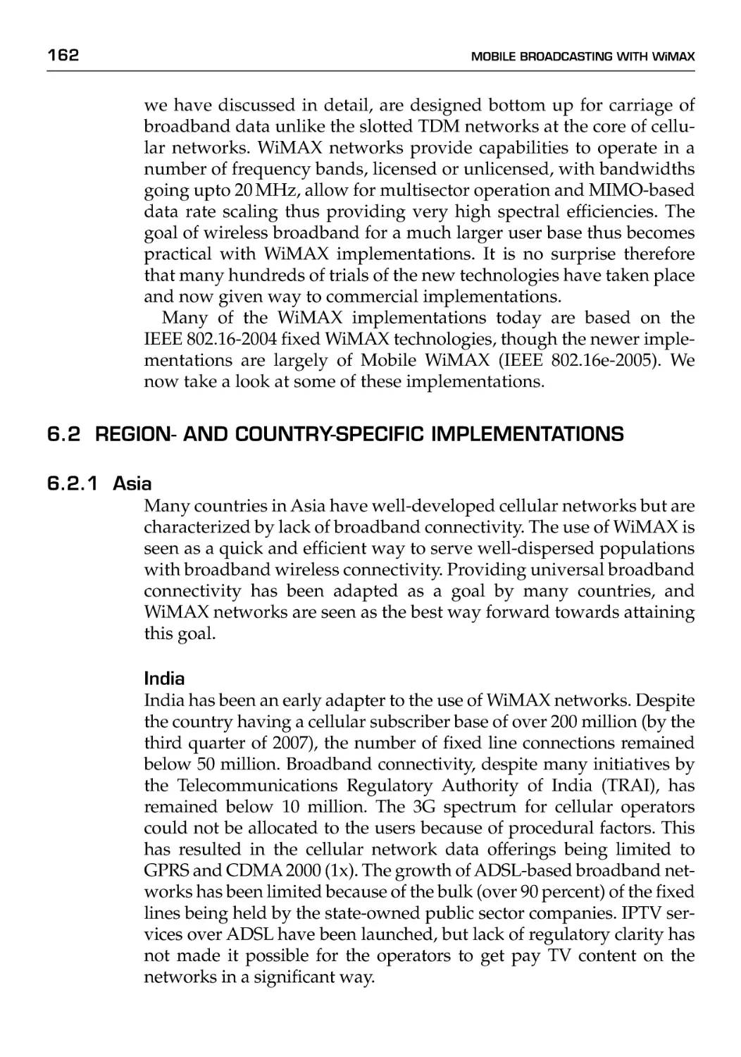 6.2 Region- and Country-Specific Implementations