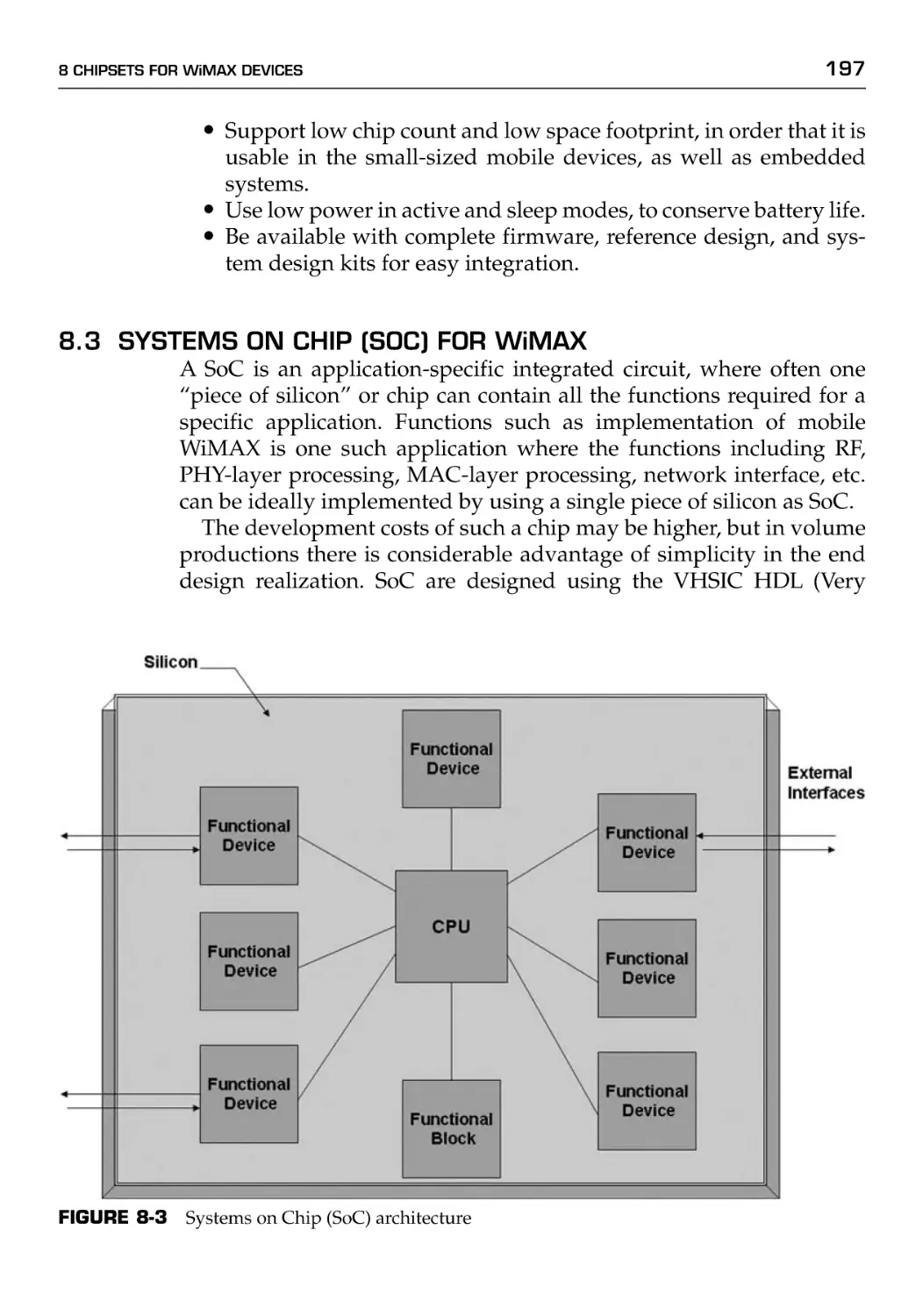 8.3 Systems on Chip (SoC) for WiMAX