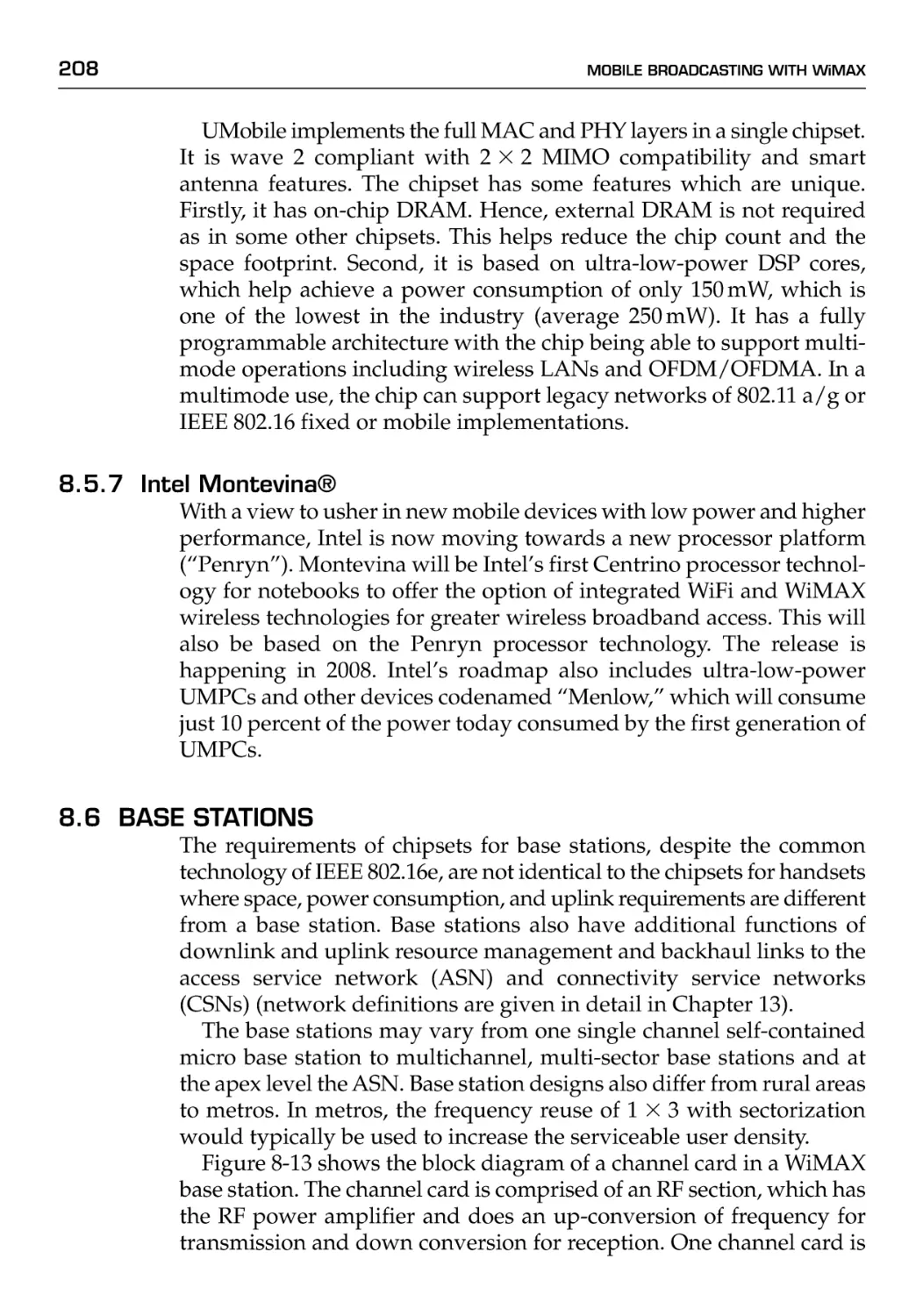 8.6 Base Stations