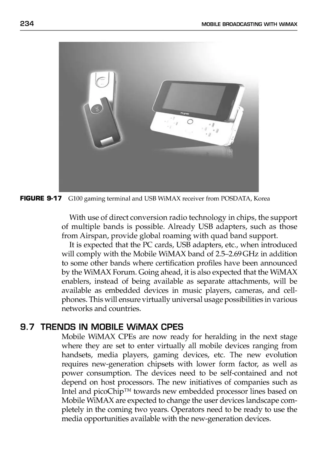 9.7 Trends in Mobile WiMAX CPEs