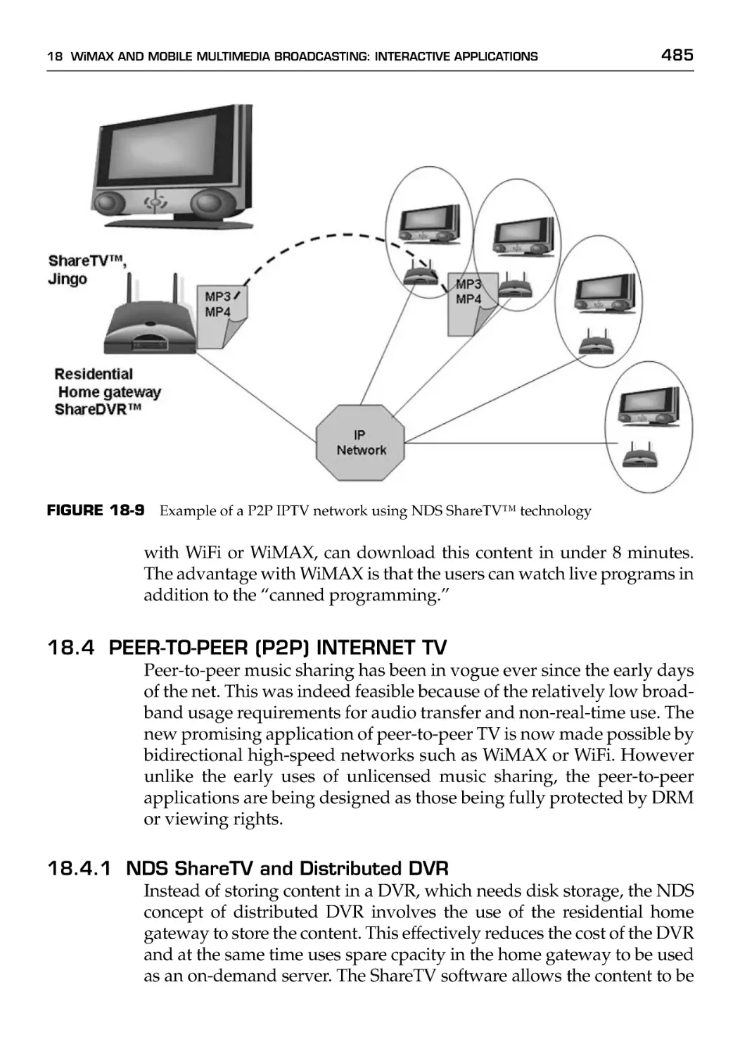 18.4 Peer-to-Peer (P2P) Internet TV