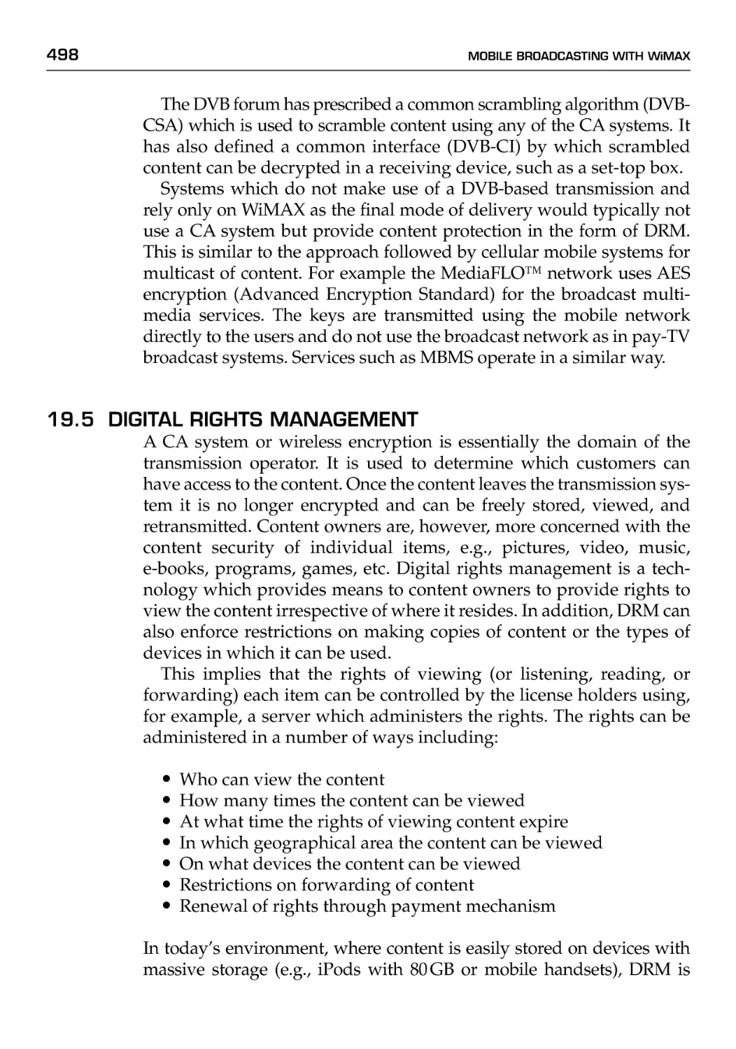 19.5 Digital Rights Management