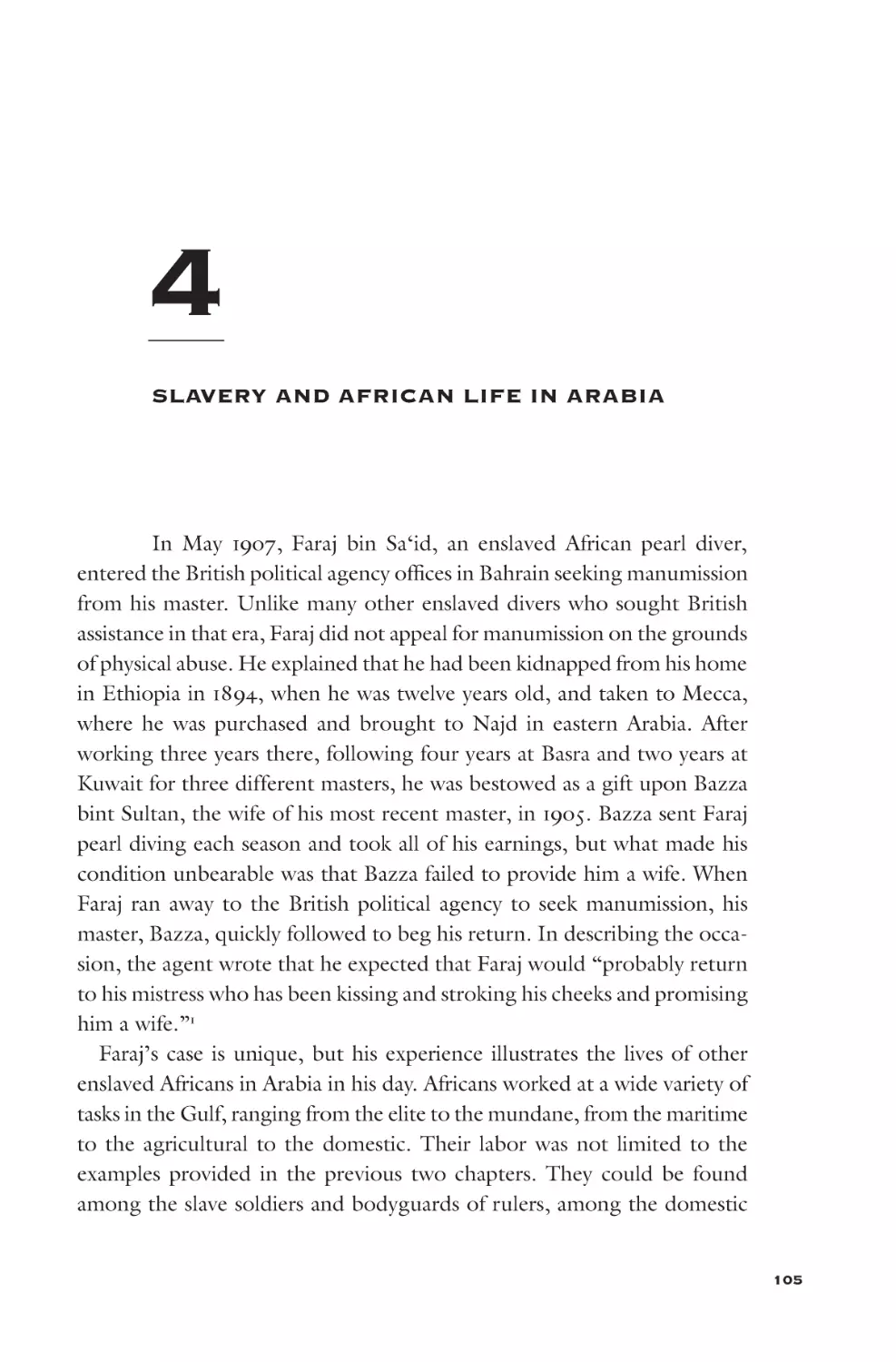 4 Slavery and African Life in Arabia