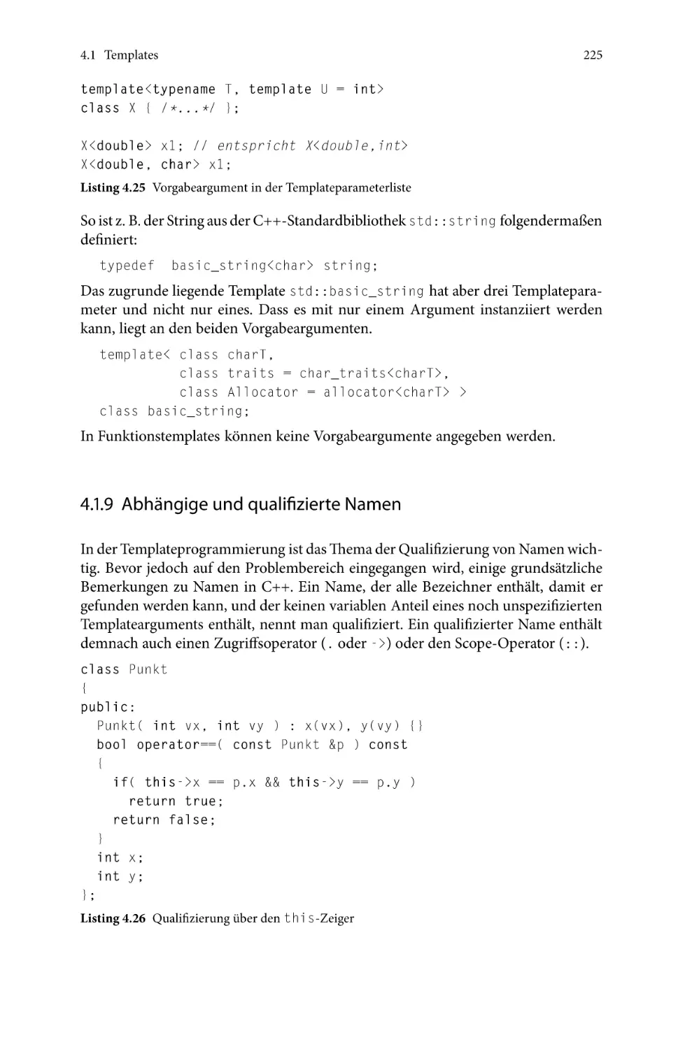 4.1.9 Abhängige und qualifizierte Namen