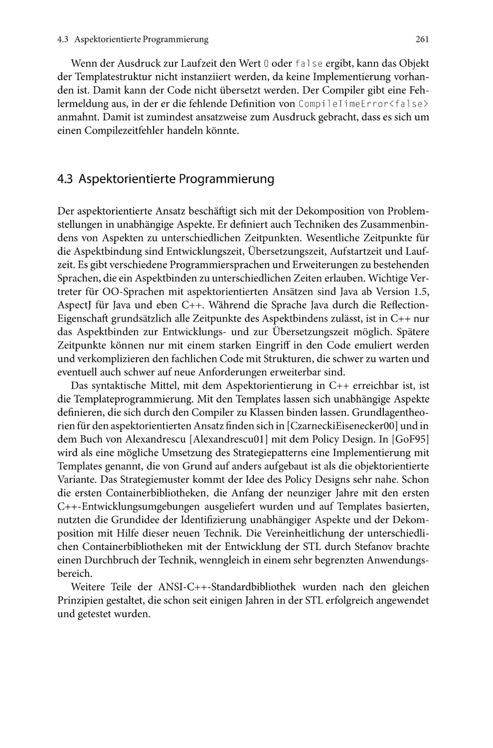 4.3 Aspektorientierte Programmierung