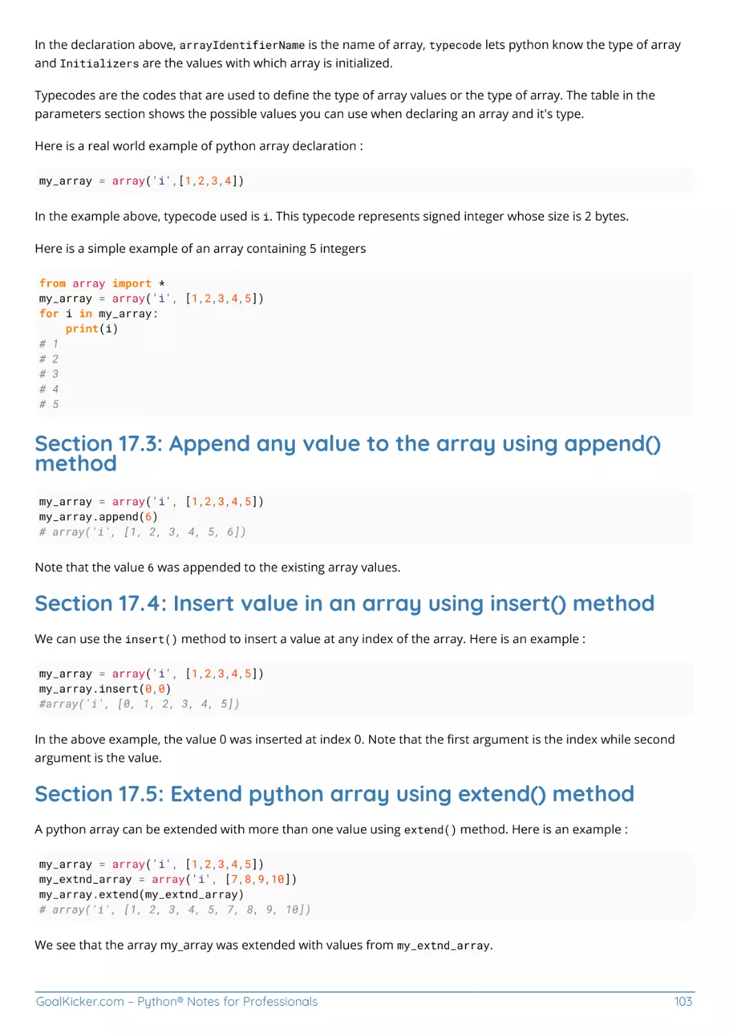 Section 17.3
Section 17.4
Section 17.5