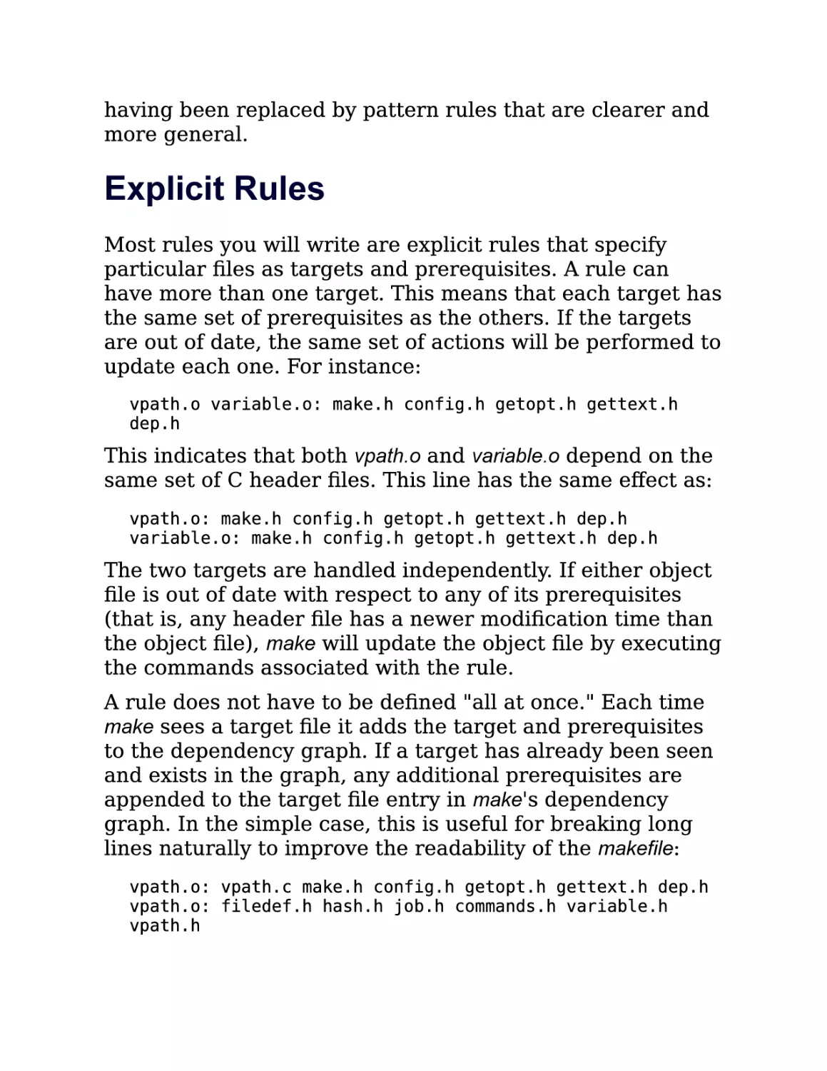 2.1. Explicit Rules