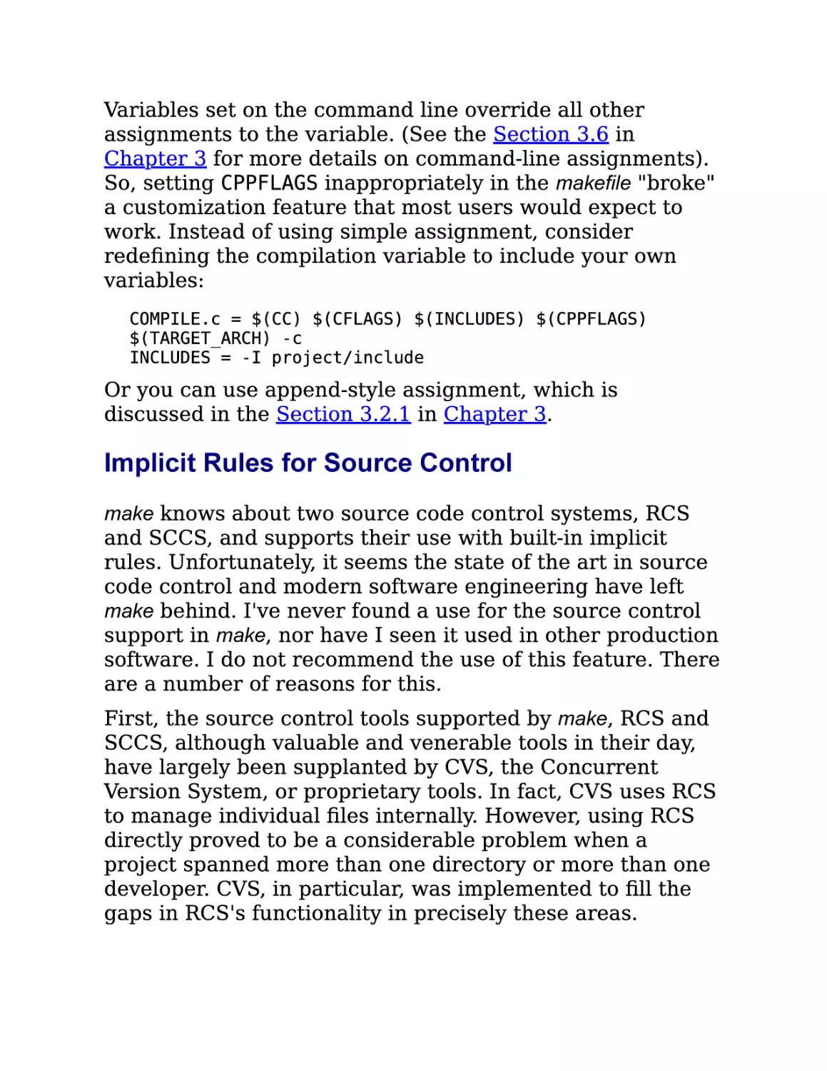 2.5.3. Implicit Rules for Source Control