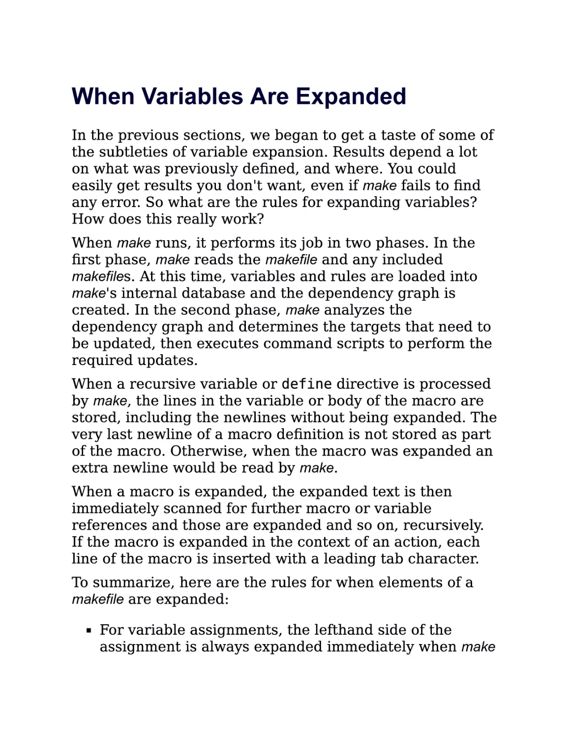 3.4. When Variables Are Expanded