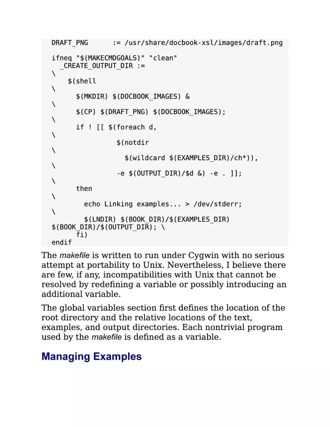 11.1.1. Managing Examples