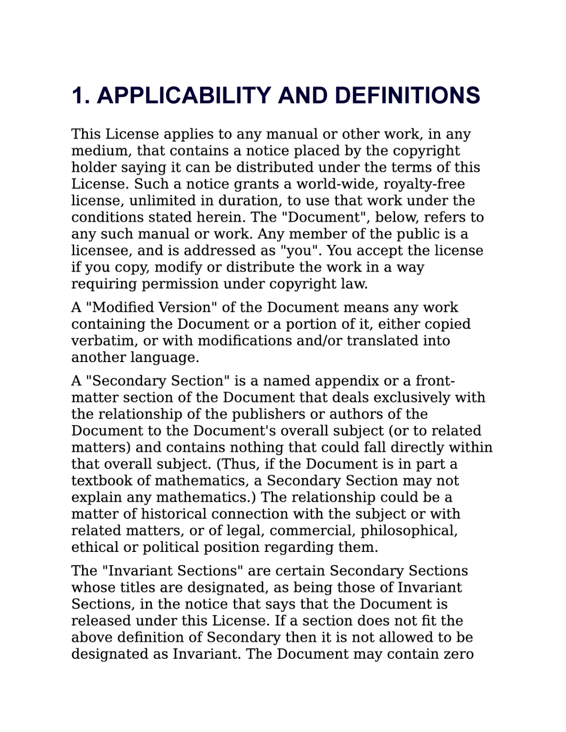 C.2. 1. APPLICABILITY AND DEFINITIONS