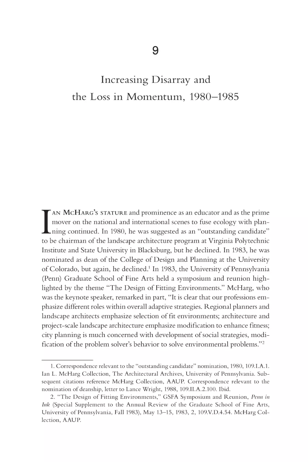 9. Increasing Disarray and the Loss in Momentum, 1980–1985