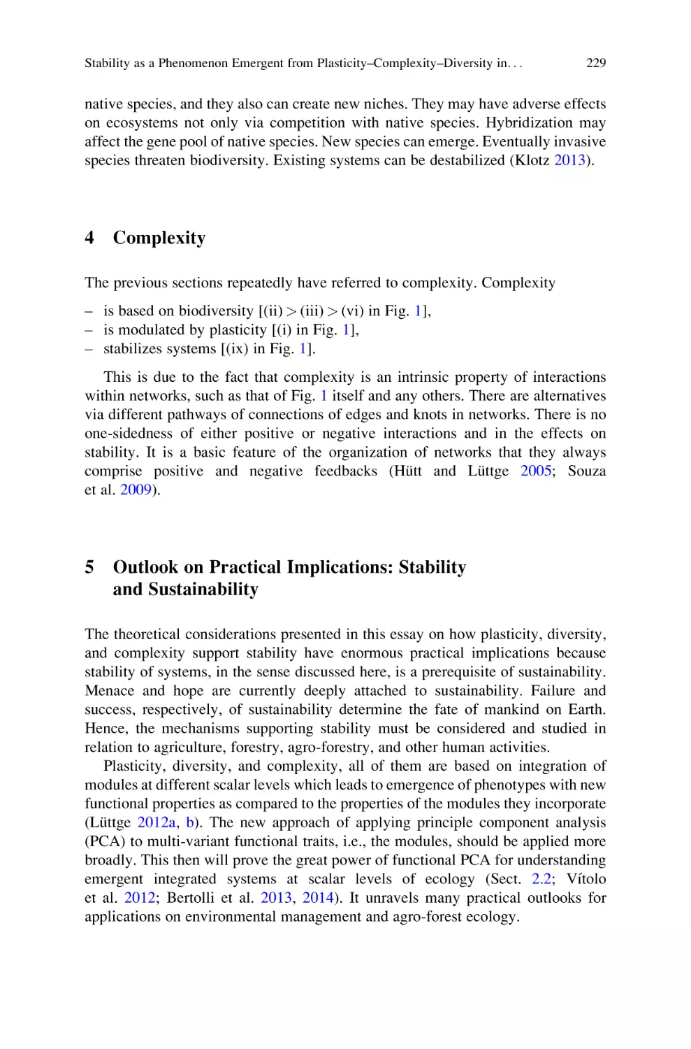 4 Complexity
5 Outlook on Practical Implications