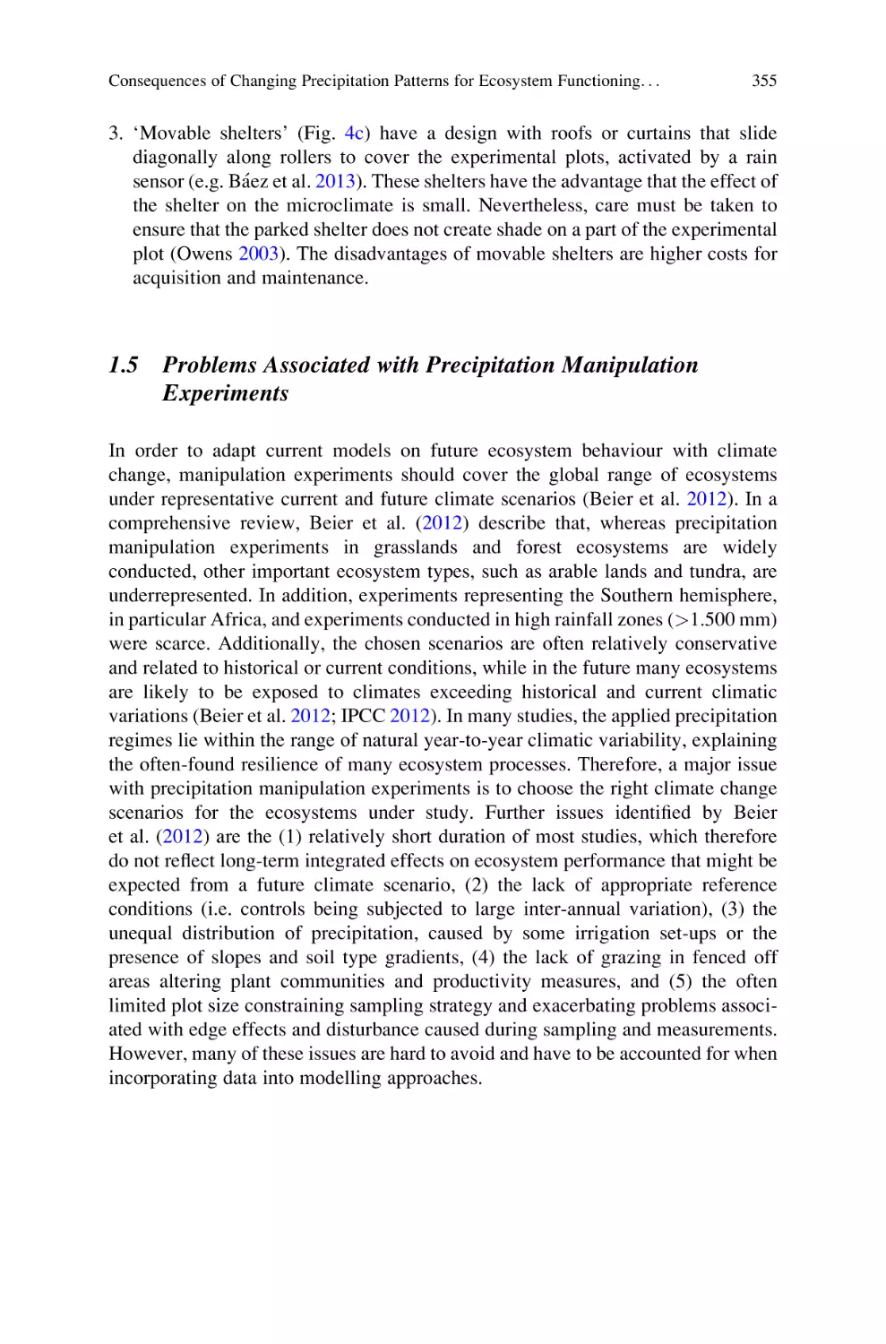1.5 Problems Associated with Precipitation Manipulation Experiments