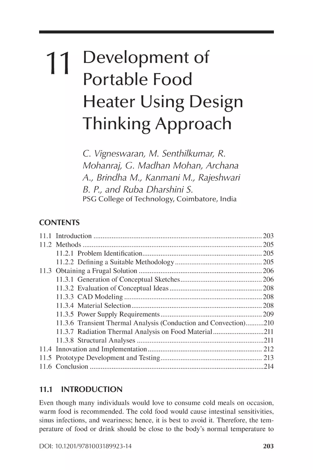 Chapter 11 Development of Portable Food Heater Using Design Thinking Approach