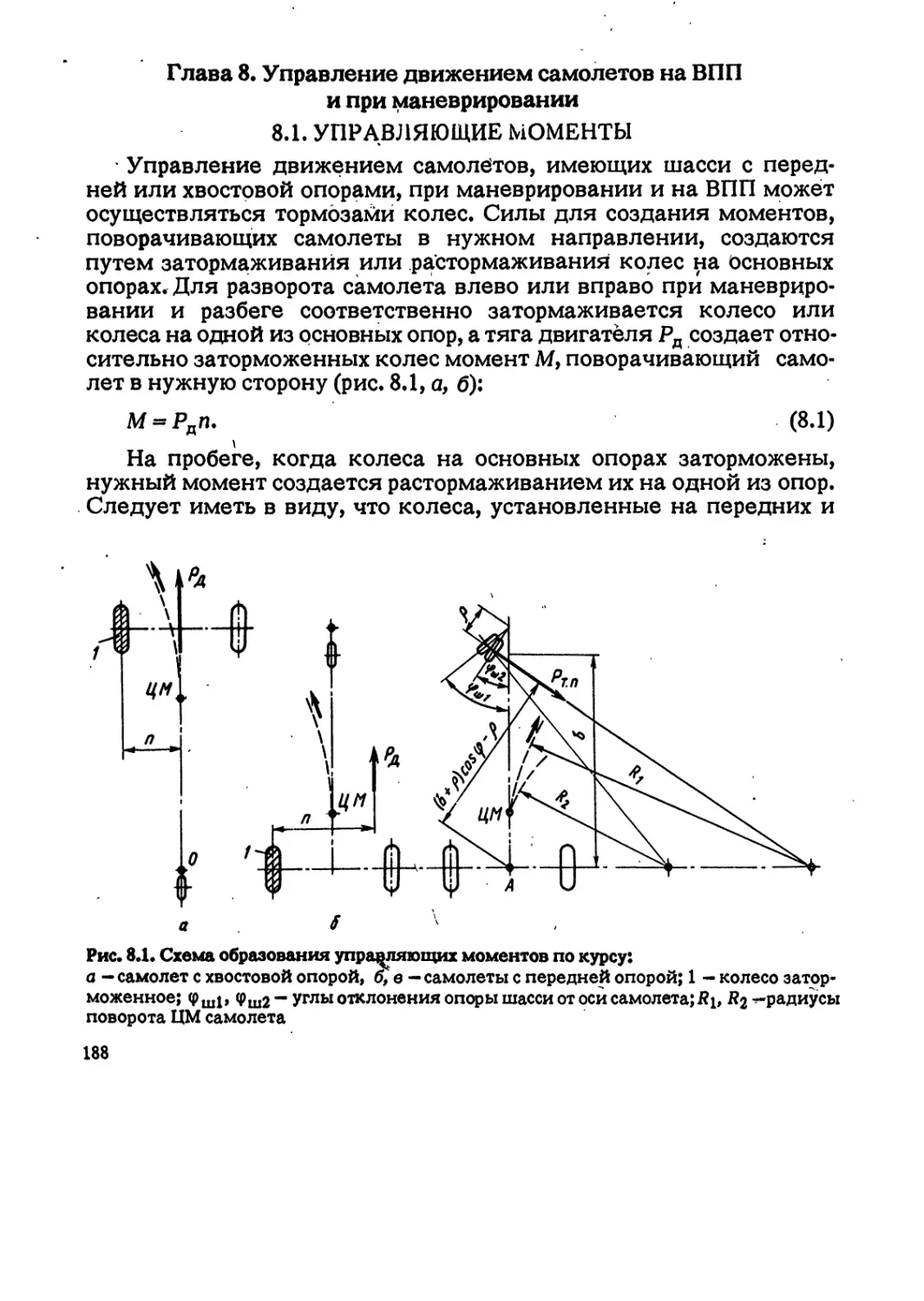 Глава 8. Управление движением самолетов на ВПП И при маневрировании