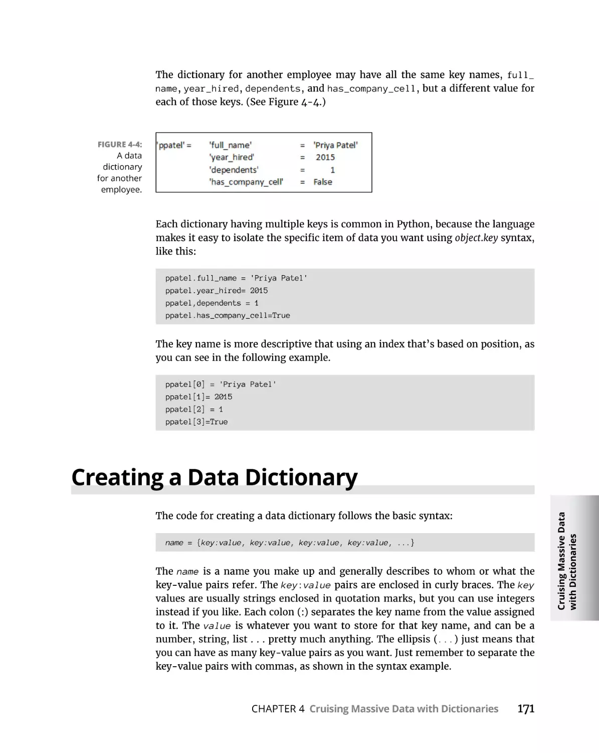 Creating a Data Dictionary