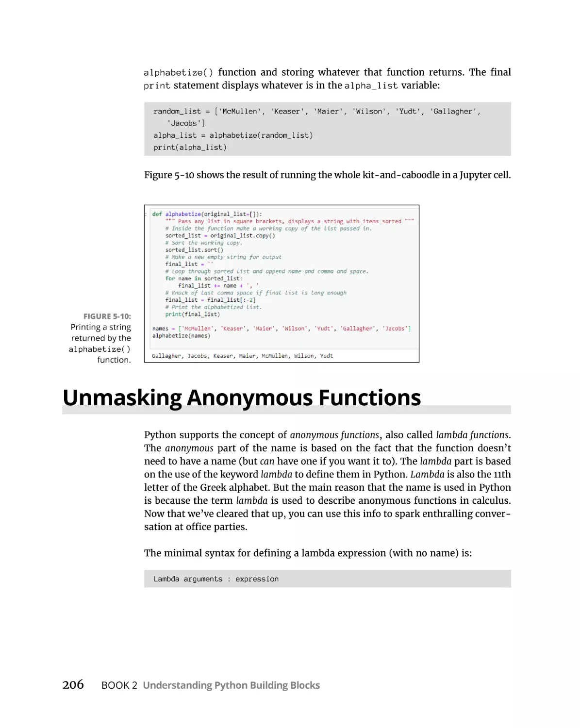 Unmasking Anonymous Functions