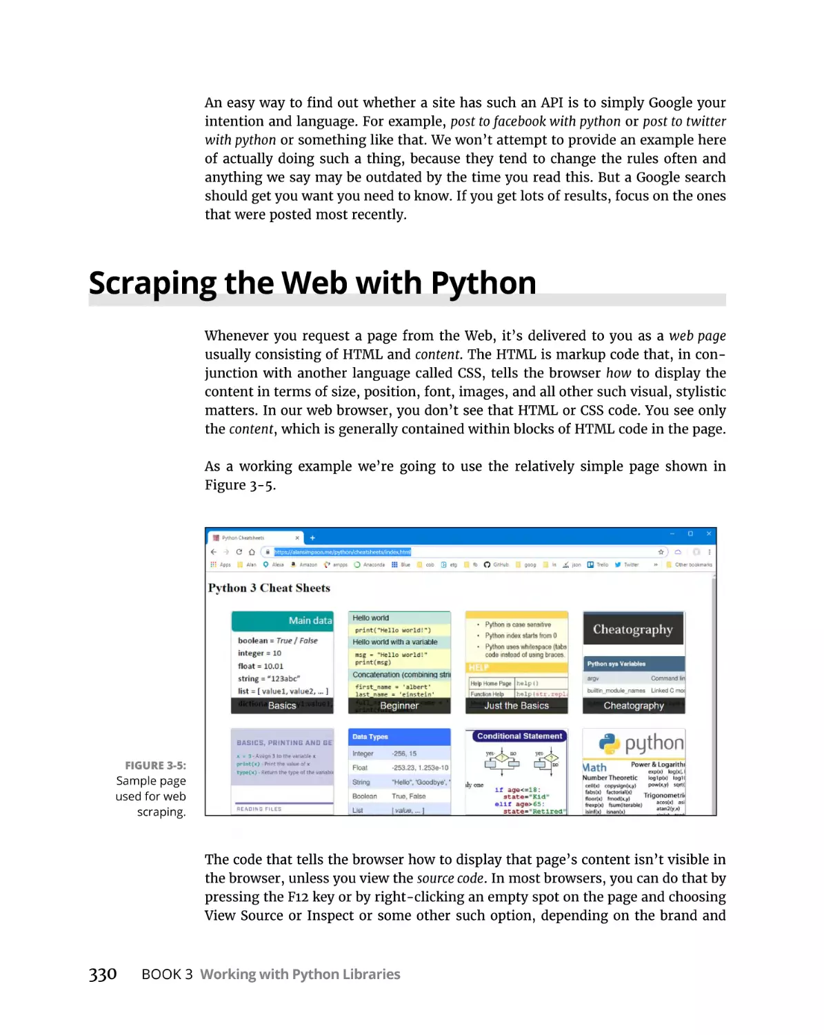 Scraping the Web with Python