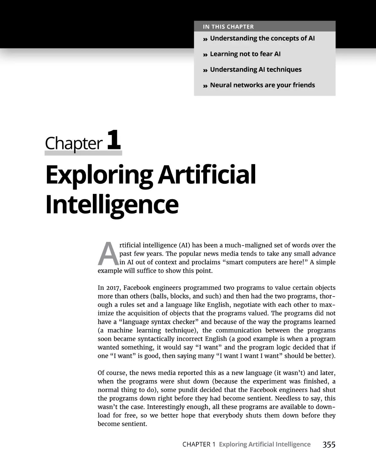 Chapter 1 Exploring Artificial Intelligence