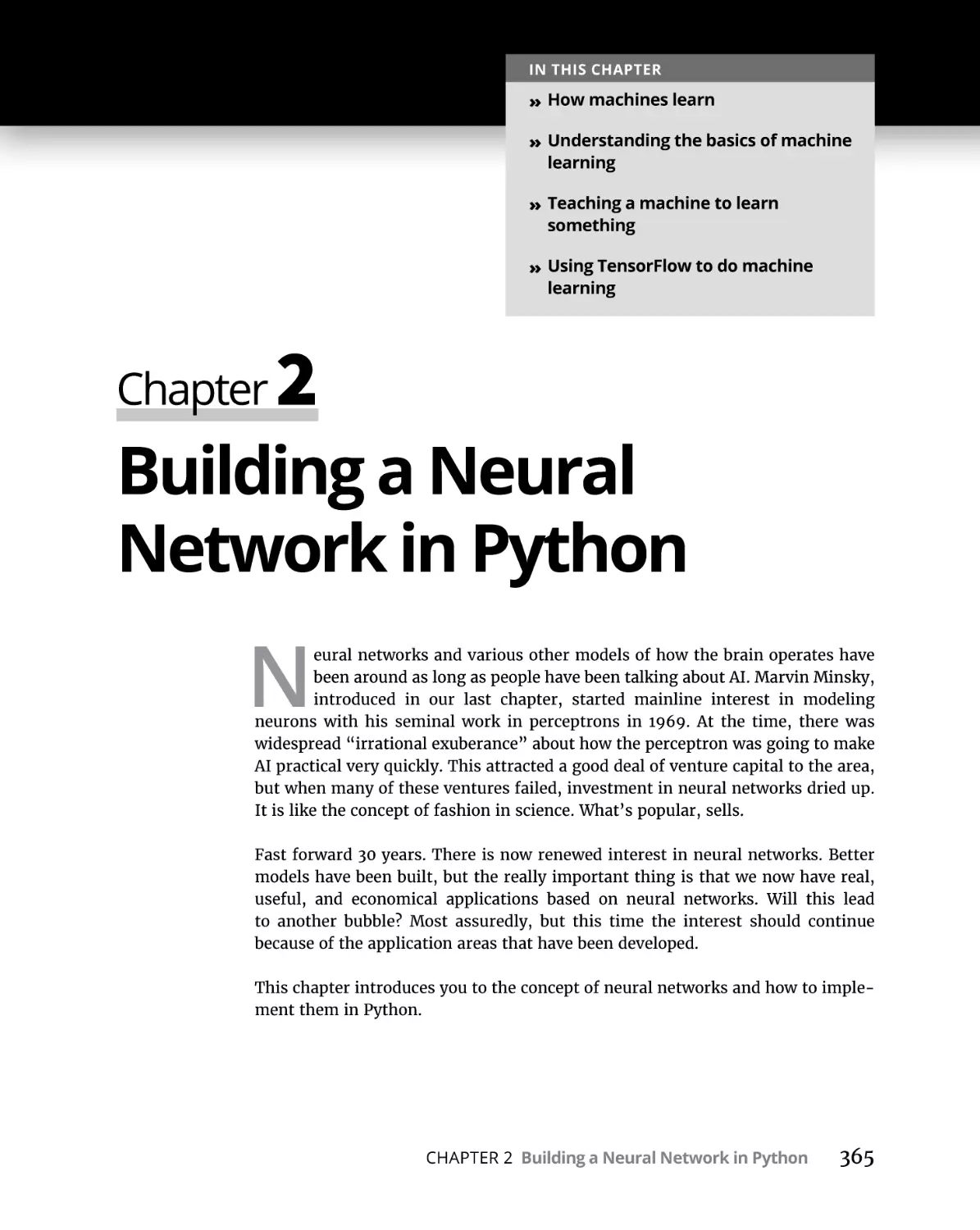 Chapter 2 Building a Neural Network in Python