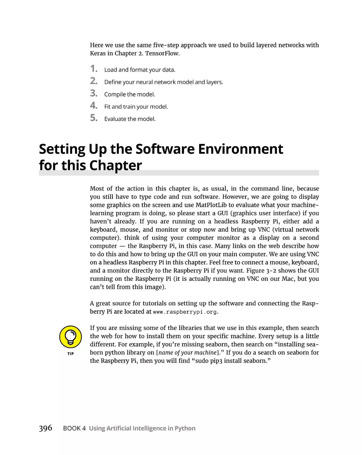 Setting Up the Software Environment for this Chapter
