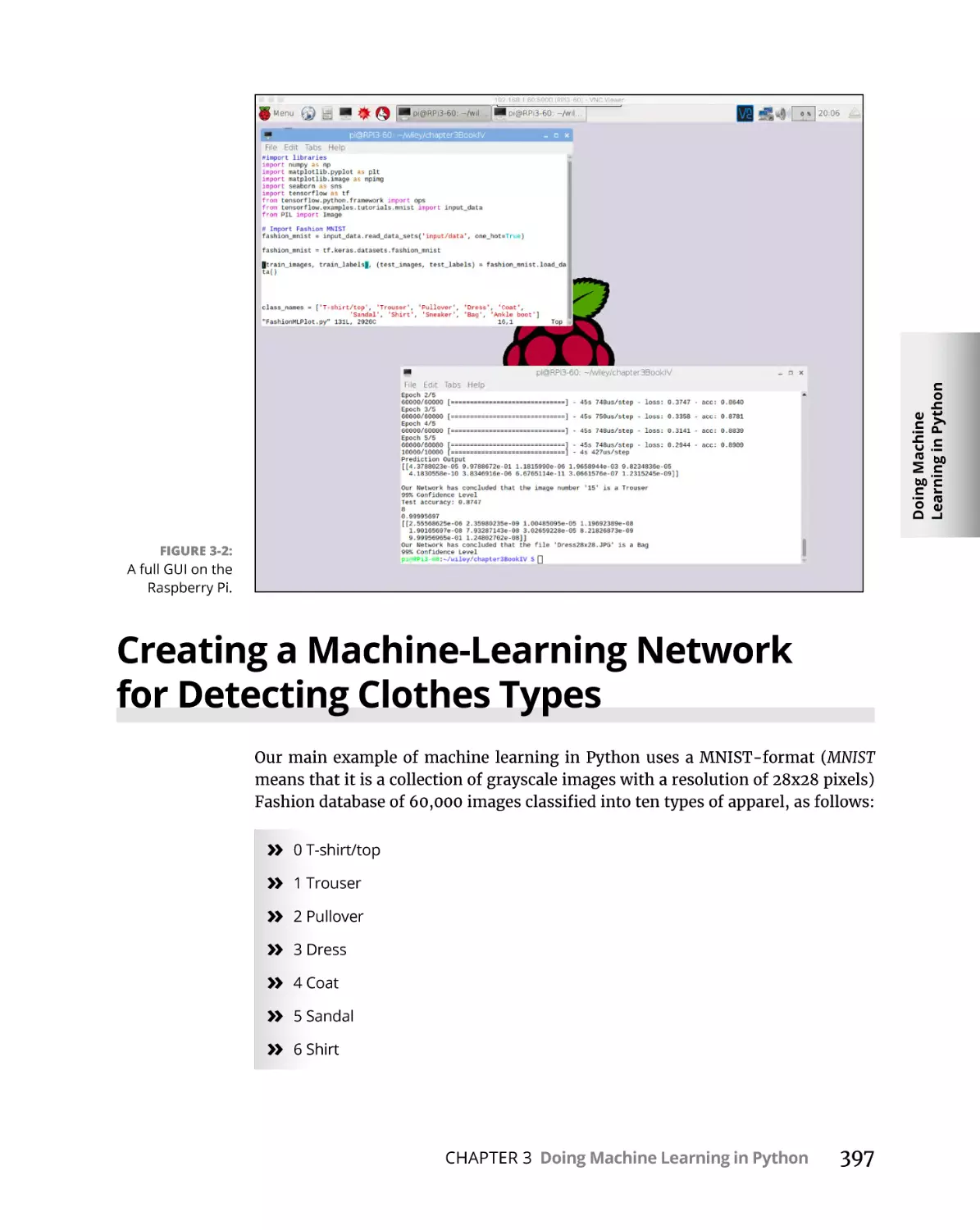 Creating a Machine-Learning Network for Detecting Clothes Types