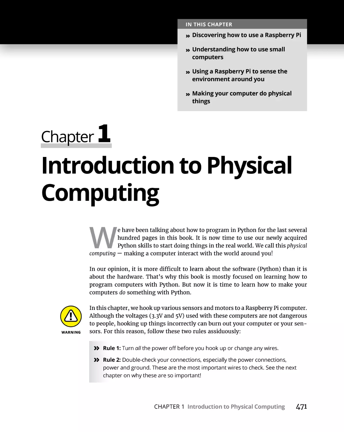 Chapter 1 Introduction to Physical Computing
