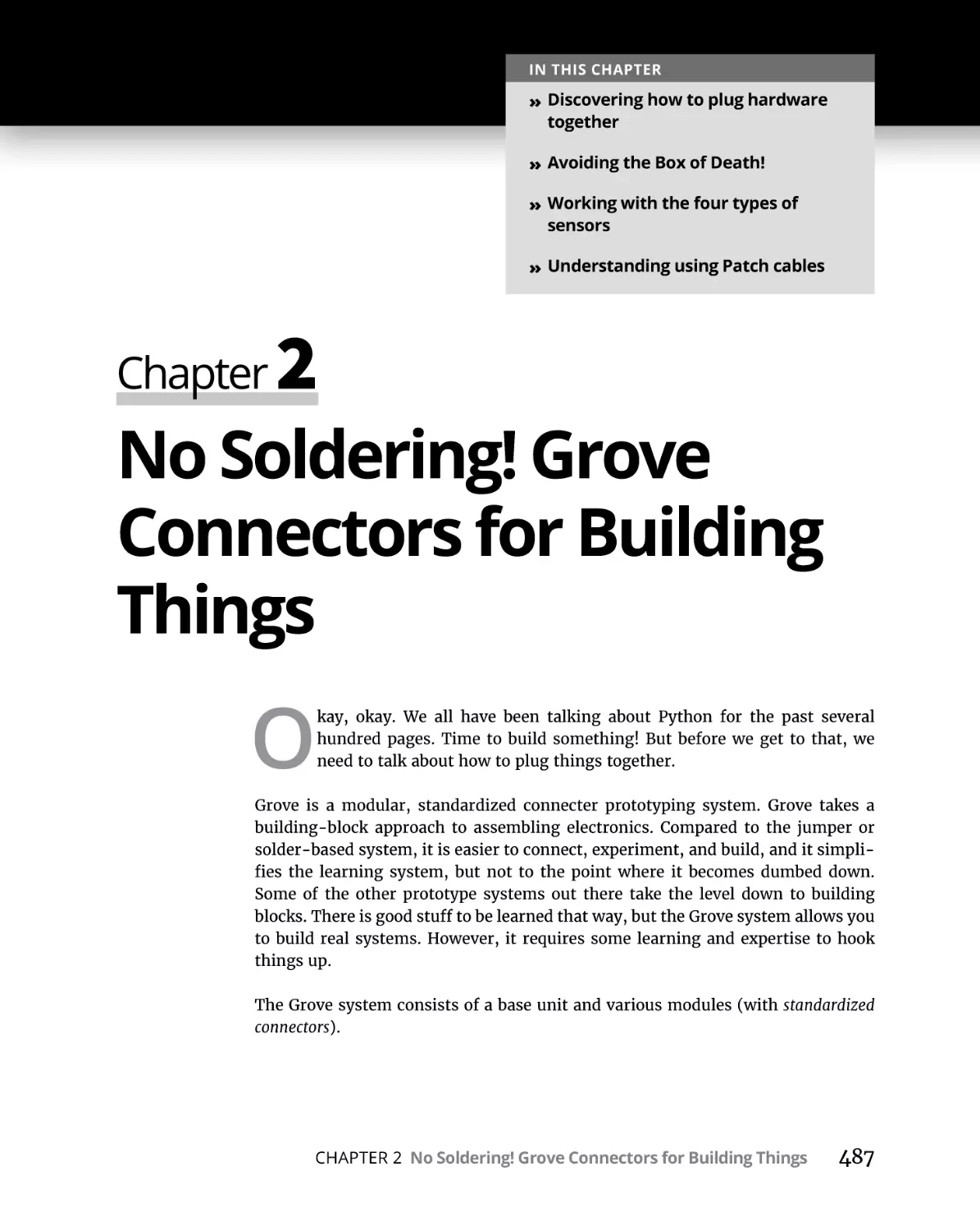 Chapter 2 No Soldering! Grove Connectors for Building Things