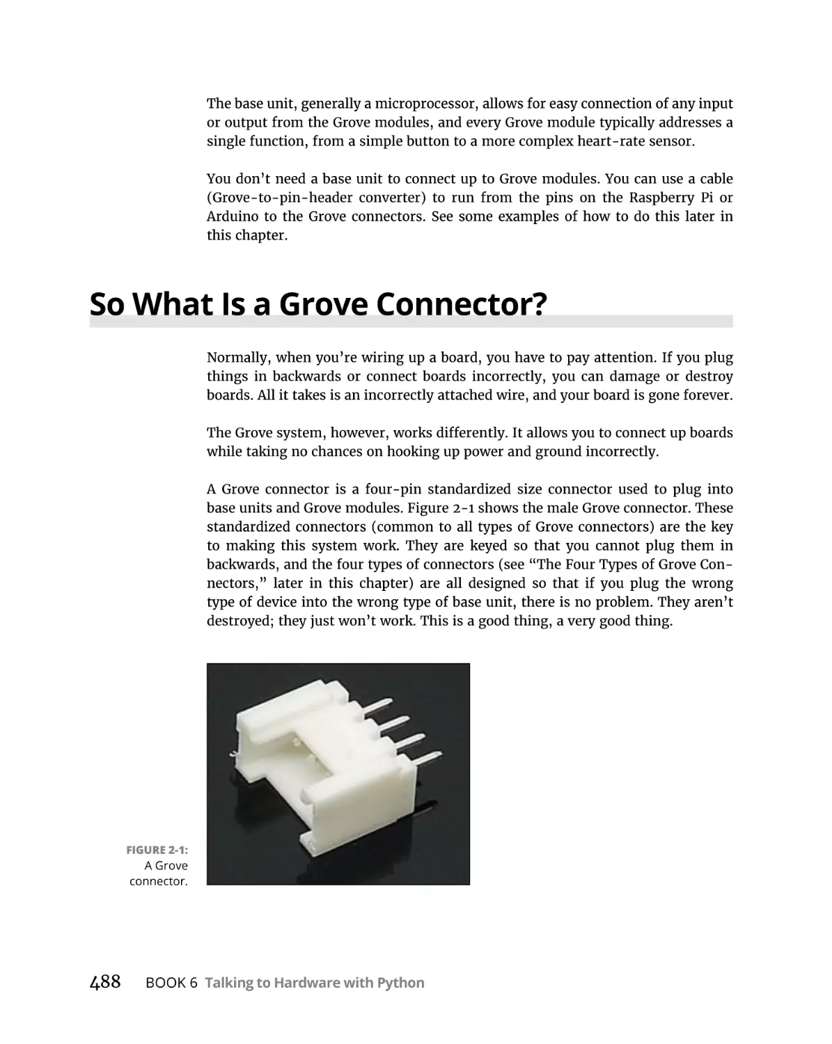 So What Is a Grove Connector?