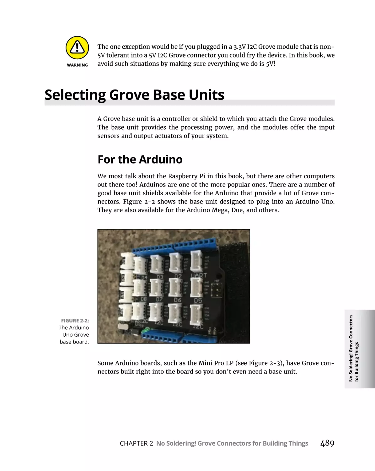 Selecting Grove Base Units
For the Arduino