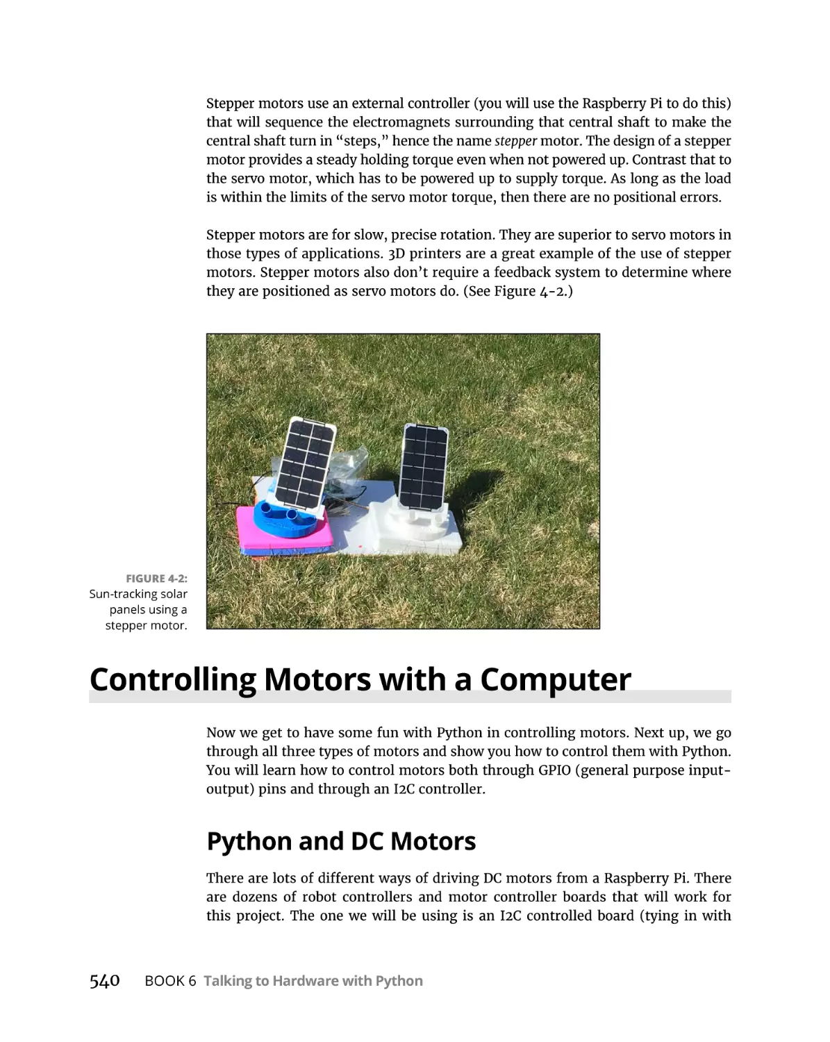 Controlling Motors with a Computer
Python and DC Motors