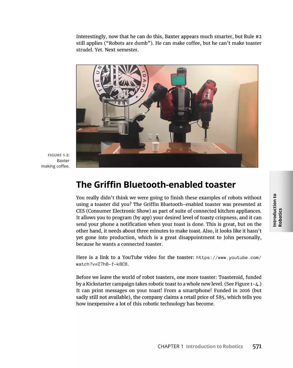 The Griffin Bluetooth-enabled toaster
