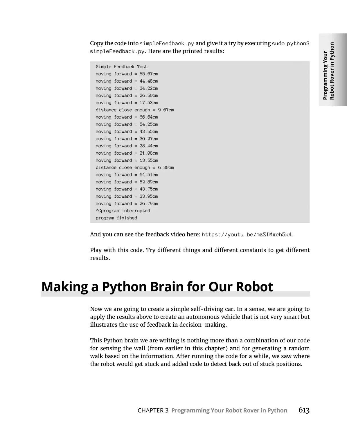 Making a Python Brain for Our Robot