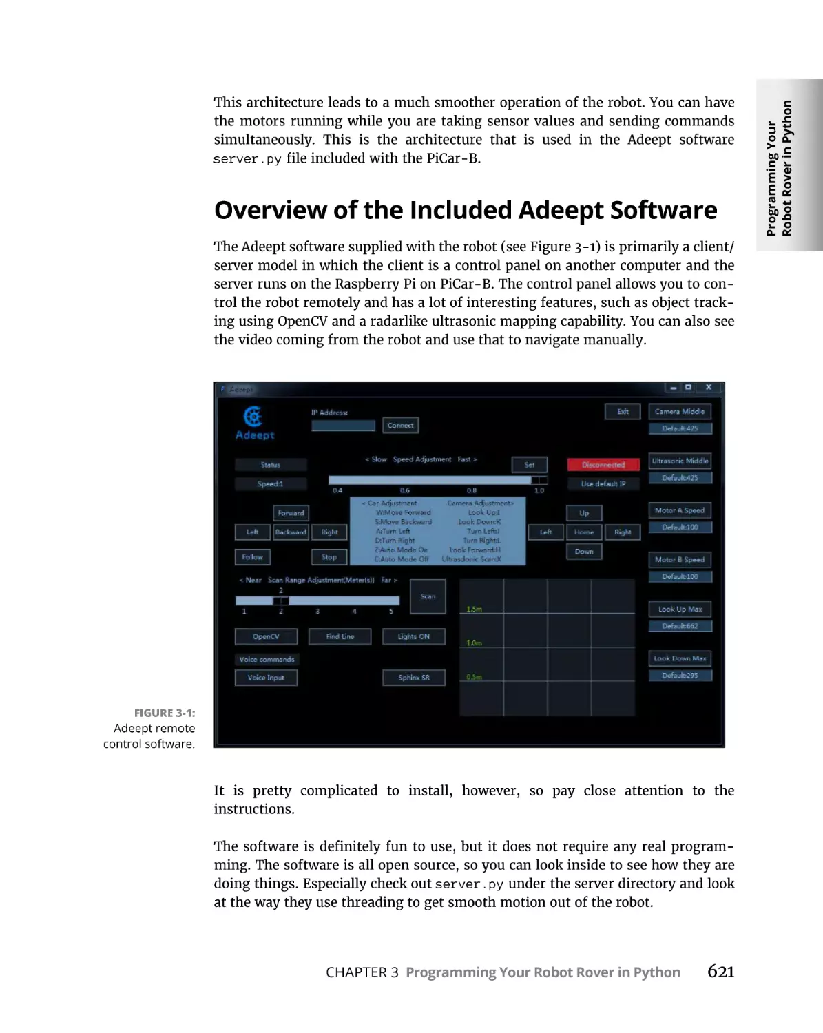Overview of the Included Adeept Software