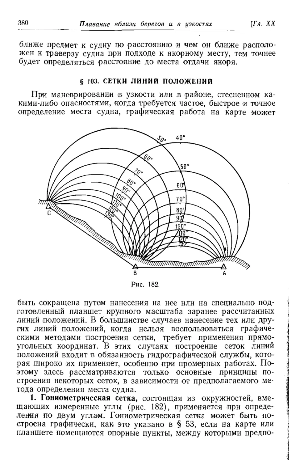 103. Сетки линий положения