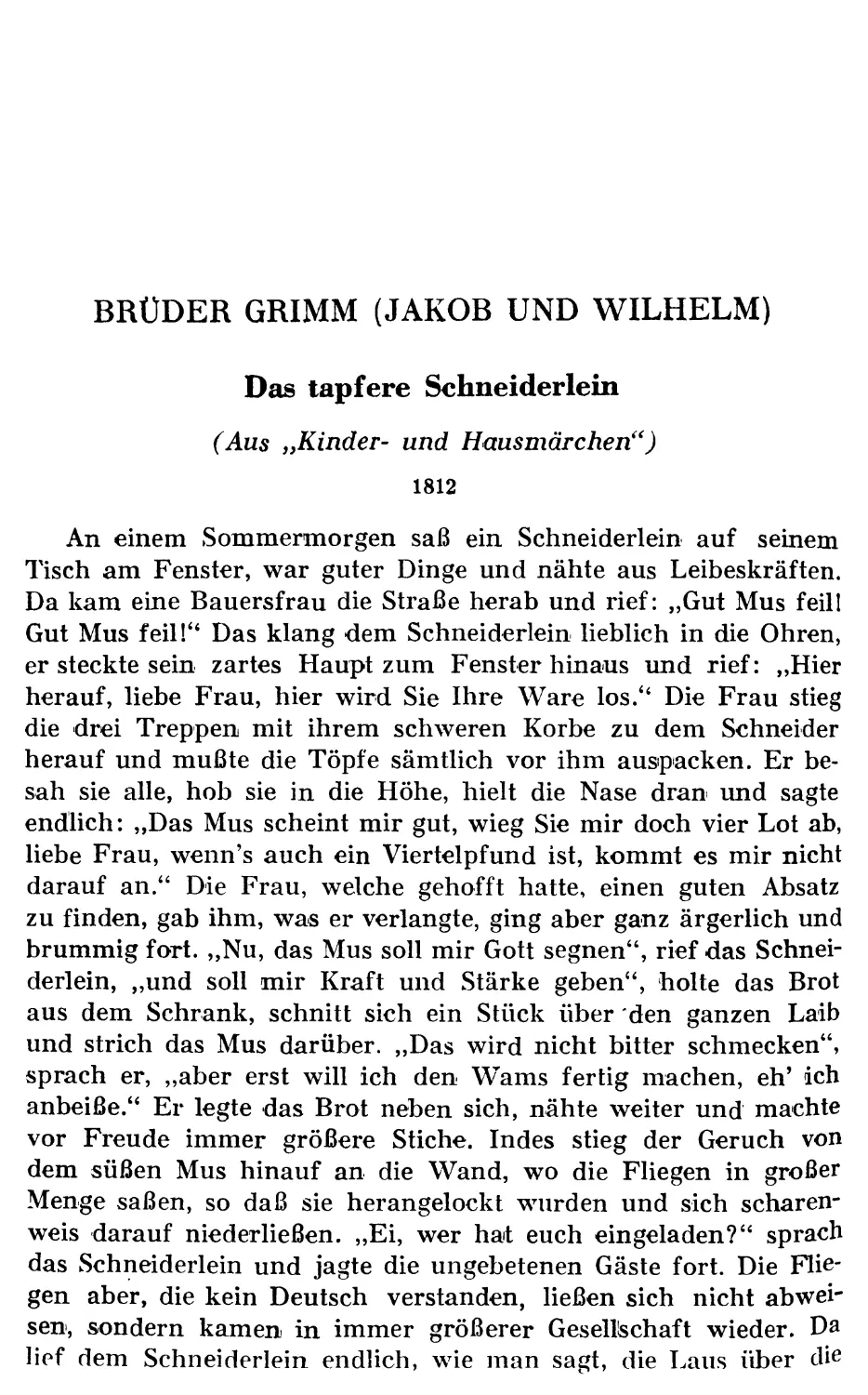 BRÜDER GRIMM