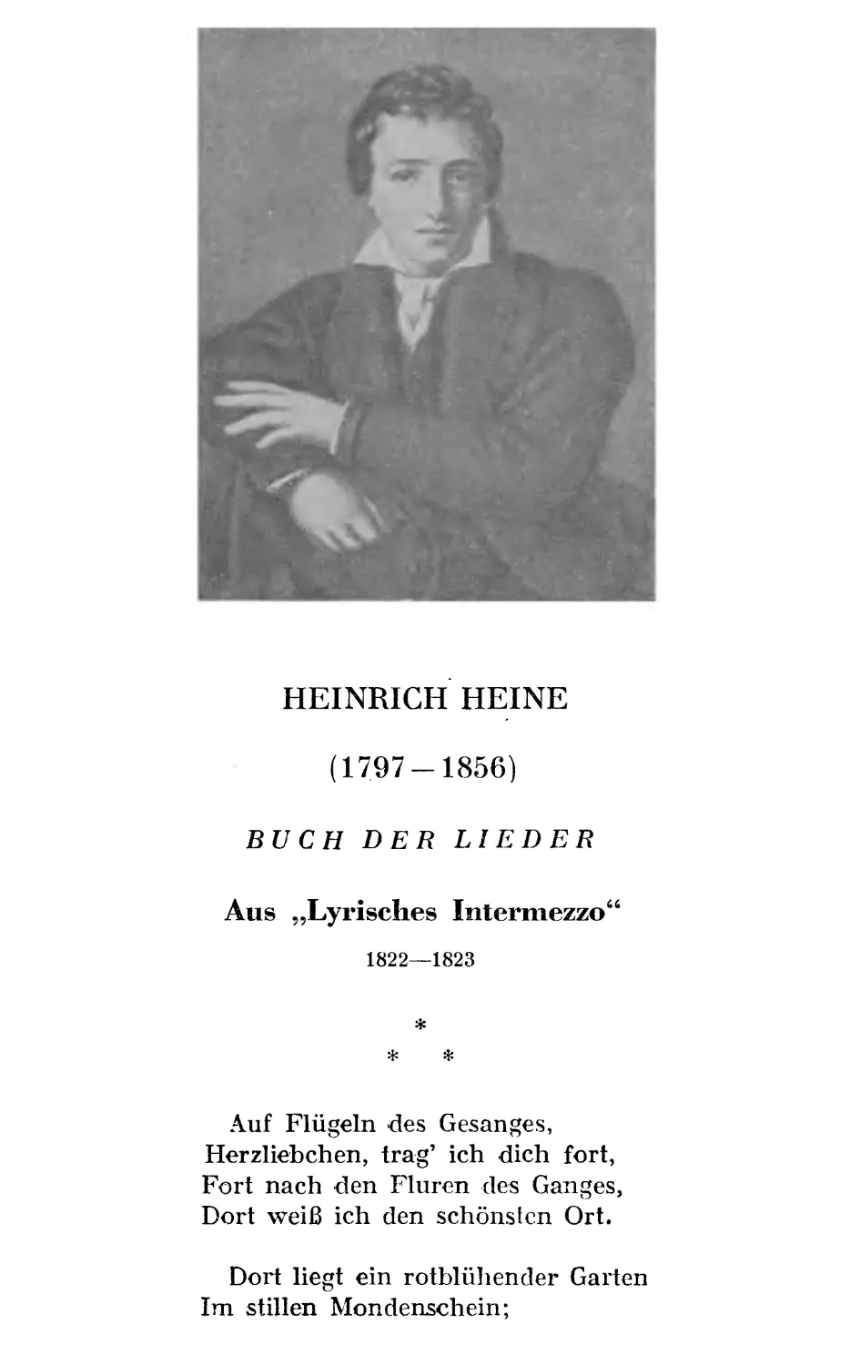 HEINRICH HEINE