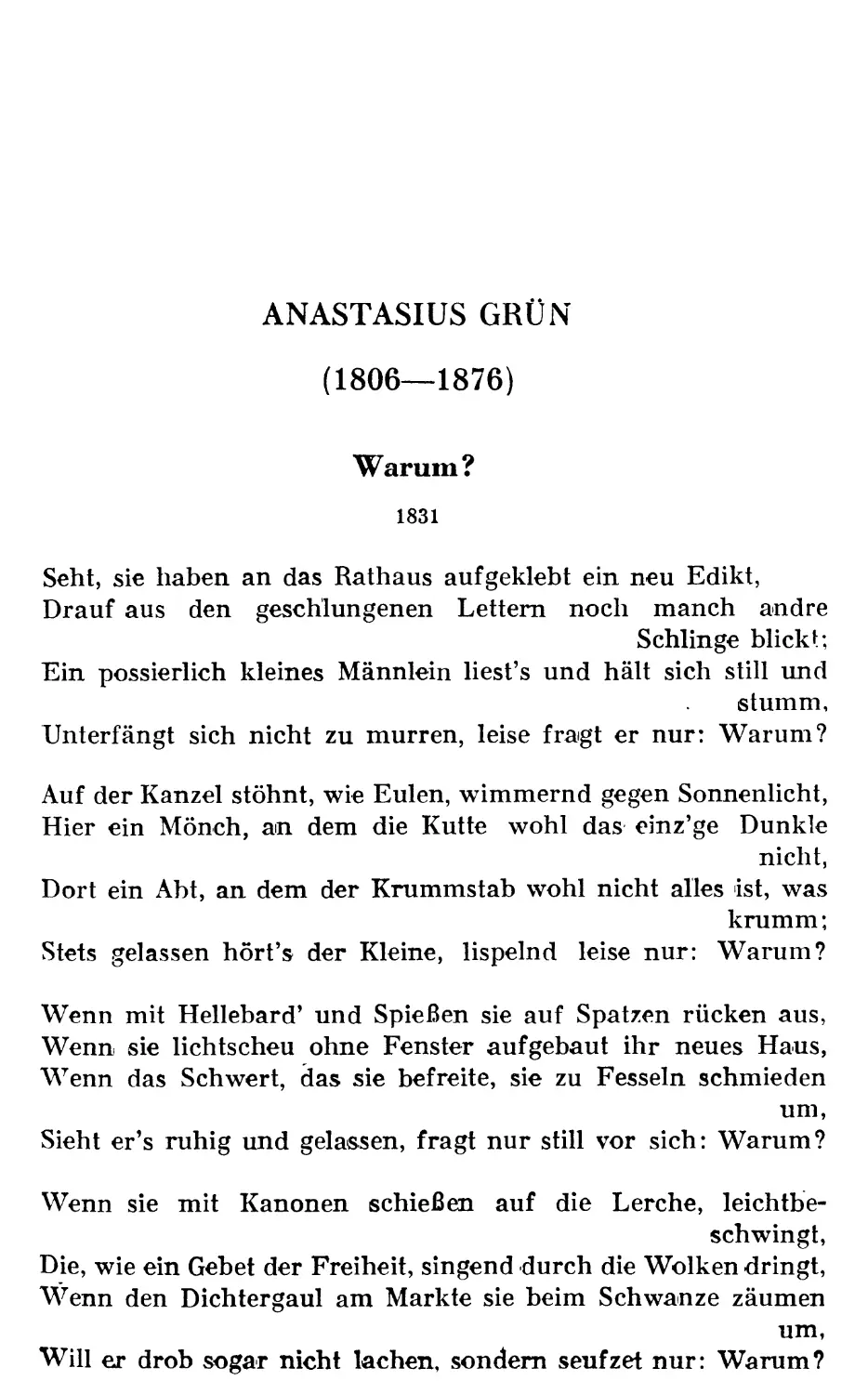 ANASTASIUS GRÜN