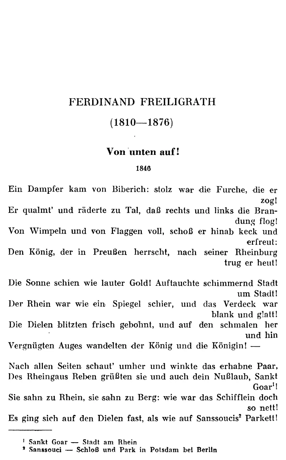 FERDINAND FREILIGRATH